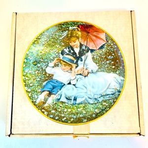Mothers Day Plate By Sandra Kuck A Time Together 1988 Reco Collectible Plate